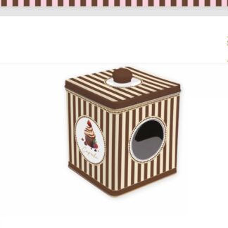 Caixa metálica para Doces Riscas Sweet Christmas: Easylife