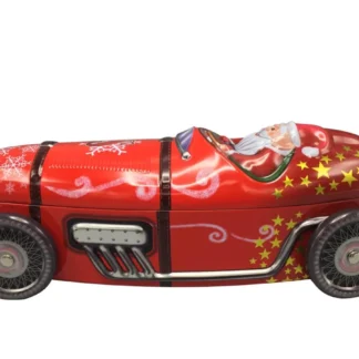Lata carro corrida Pai Natal