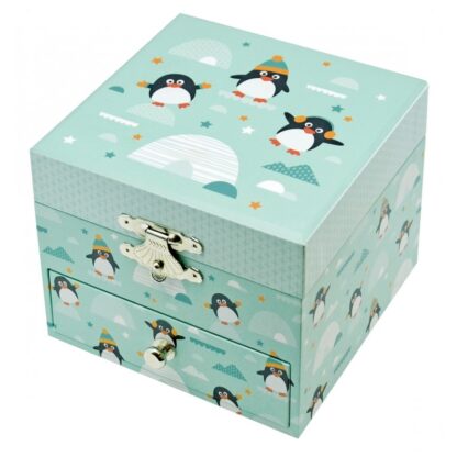 Photoluminescent Musical Cube Box Penguin - Glow in dark Reference: S20801