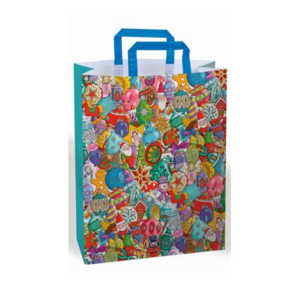 Saco Merry Xmas 42X32cm: 1 unidade