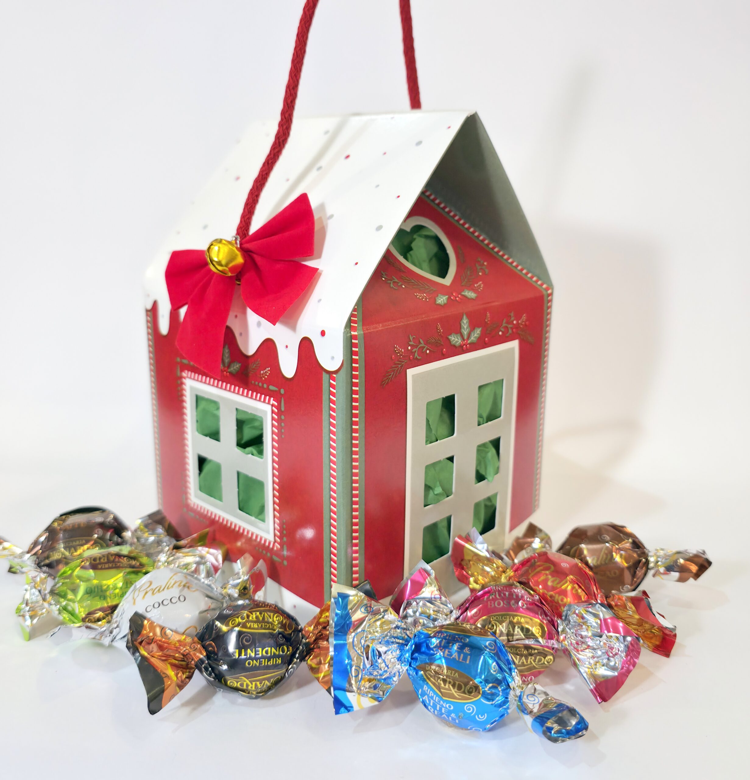 Casinha Vermelha com Chocolate 110gr: Sortido Monardo - Image 3