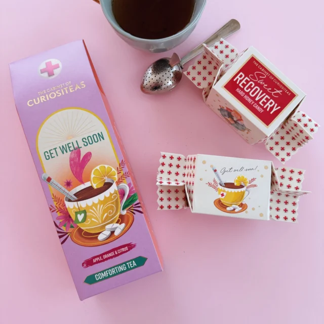 Pacote Chá Get Well Soon + infusor de chá - Image 2