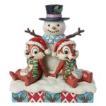 Chip n Dale Snowman Figurine 6015006