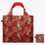 DECORATIVE ART Peacock Power Recycled Bag by Decorative Art