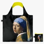 Description Embrace art and sustainability with this recycled, foldable tote bag. Light and eco-friendly, it showcases Vermeer’s Girl with a Pearl Earring (ca. 1665), capturing her timeless allure. Blending elegant artistry with environmental consciousness, it's a chic choice for art lovers. © Mauritshuis, The Hague Details Sustainability JOHANNES VERMEER Girl with a Pearl Earring Neon Recycled Bag by Johannes Vermeer