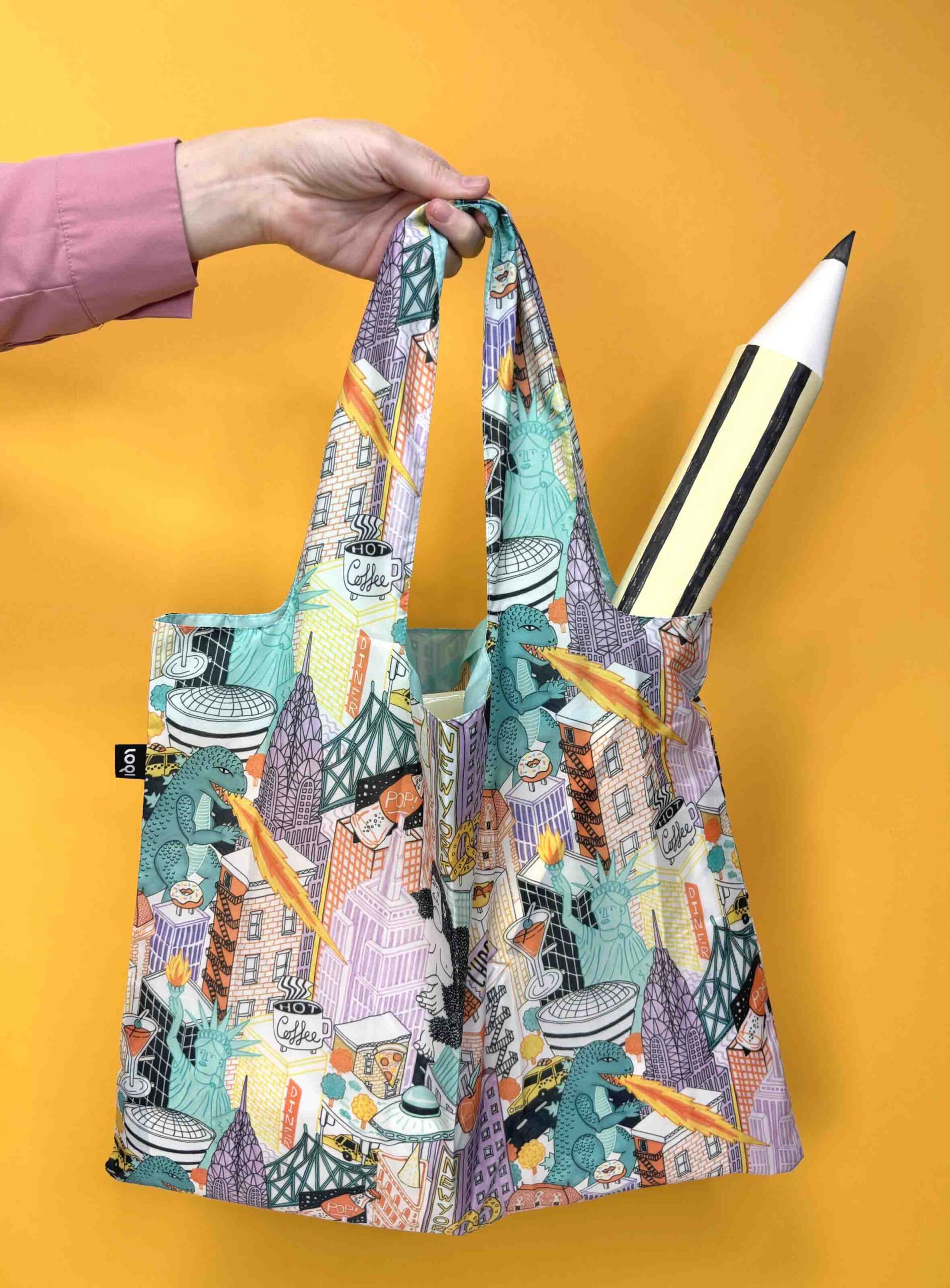 Saco reutilizável LOQI: Pop Culture New York - Image 2