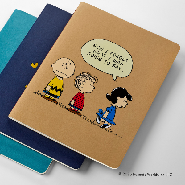 Conjunto 3 Cadernos Moleskine X Peanuts