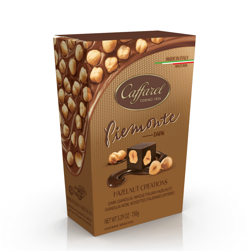 Cornet 150gr Caffarel Hazelnut Creations Piemont: Chocolate Negro