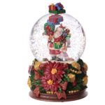 anta snow globe glass Christmas music box girl gifts 25x15x15 cm Christmas stars