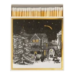 Square Matchboxes Starry Night Matches B250