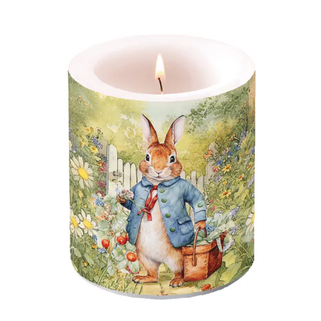 Vela média decorativa: Mister Rabbit