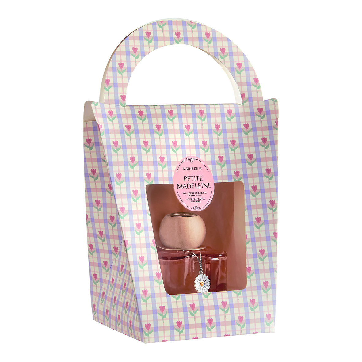 Caixa presente Difusor Mikado Gourmandises D'Été: Petite Madeleine