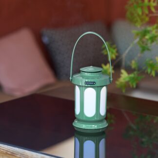 Difusor de Óleos sem água e bateria Lanterna Verde + concentrado Citronela e Menta