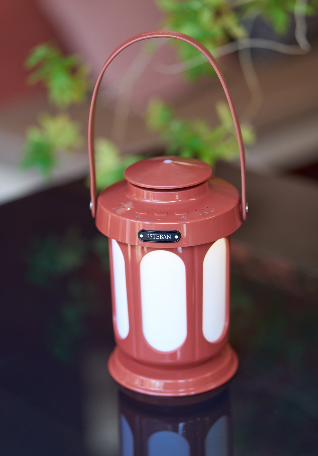 Difusor de Óleos sem água e bateria Lanterna Terracotta + concentrado Citronela e Menta