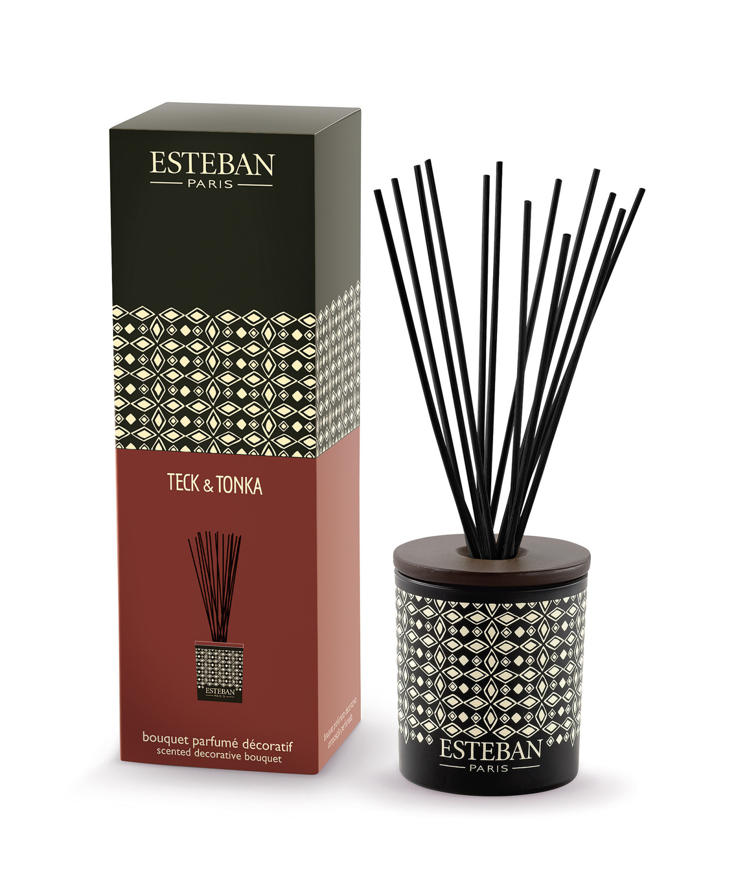 Difusor Mikado Cerâmica 100ml: Teck et Tonka