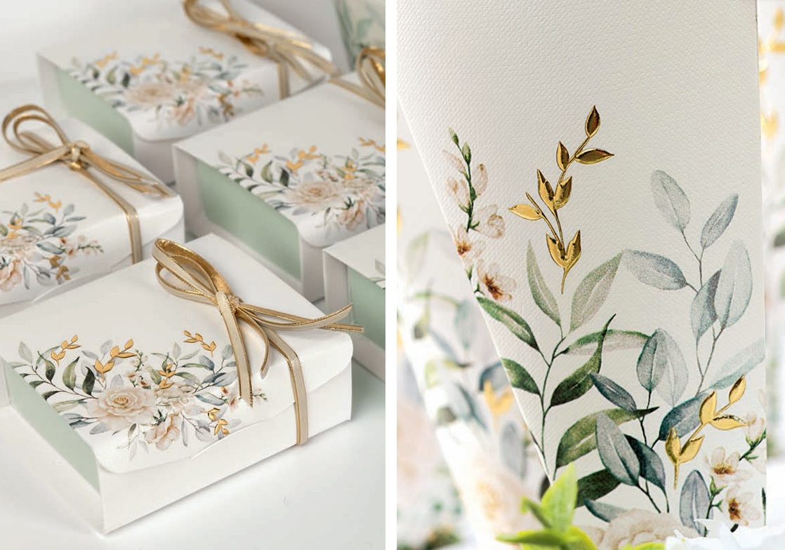 Caixa Cartão 10X10X3.5cm Botânica (divisórias) - Image 3