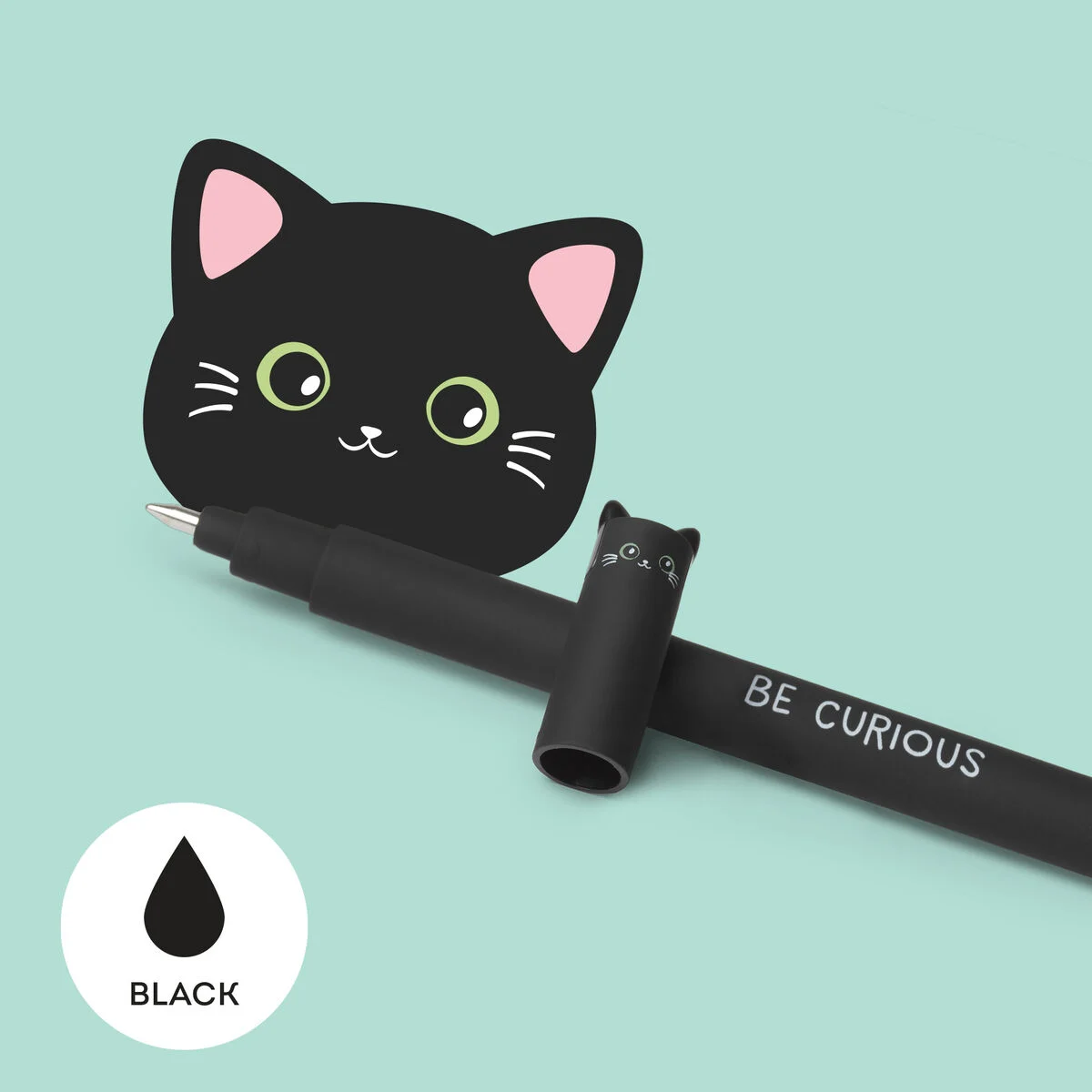 Caneta apagável Gatinho Kitty "Be curious": Legami