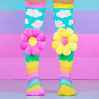 Meias Flower Power (Margarida) - idade 6-99: MADMIA