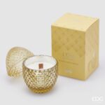 EGG CANDLE WITH FRAGRANCE H.12 D.8 C4 Cod. 6100007AGWV Variation GINGER & WARM VANILLA VELA OVO EDG PÁSCOA