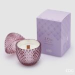 EGG CANDLE WITH FRAGRANCE H.12 D.8 C4 Cod. 6100007APEC Variation PEONY & CASSIS