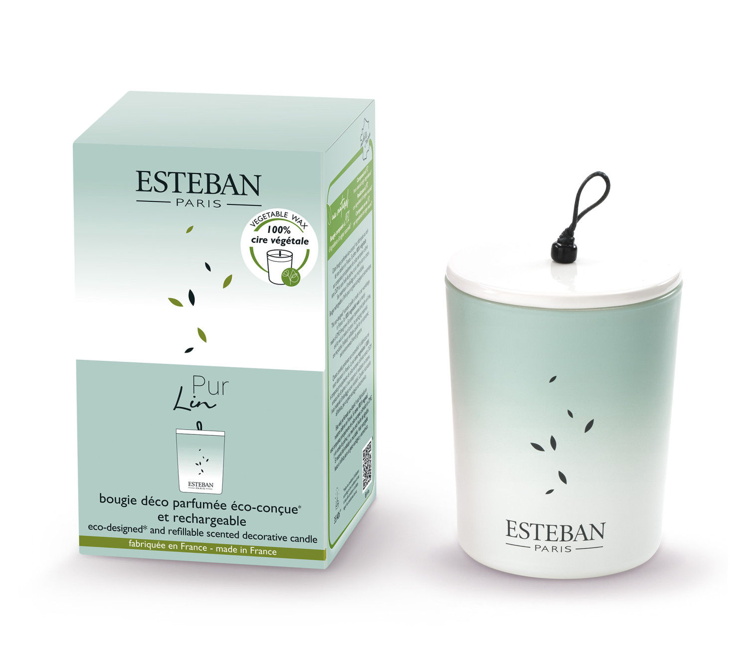 Pur Lin Refillable decorative scented candle