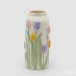 TULIP VASE CYLINDER H.30 D.14 C6 Cod. 1101267A999 EDG VASO TULIPAS