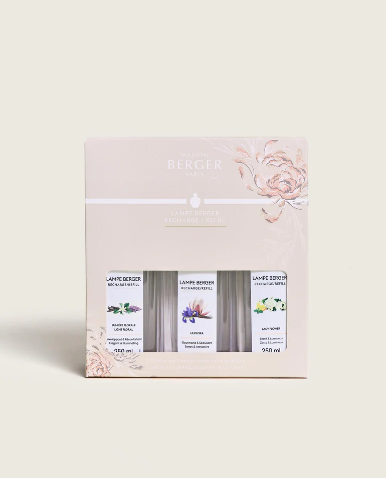 Triopack Ophelia 3 X 250ml lâmpada catalítica: Lumière Florale, Liliflora e Lady Flower - Image 2