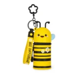Bee Coin Purse with Key Ring - Mini Kawaii legami
