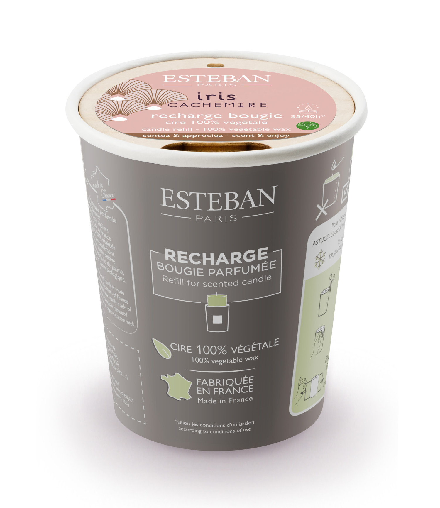 Iris Cachemire Refill for scented candle