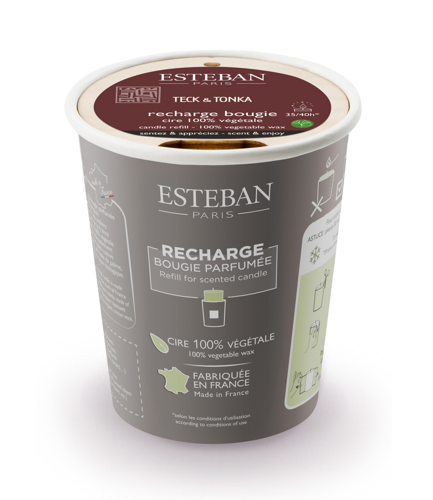 Teck et Tonka Refill for scented candles