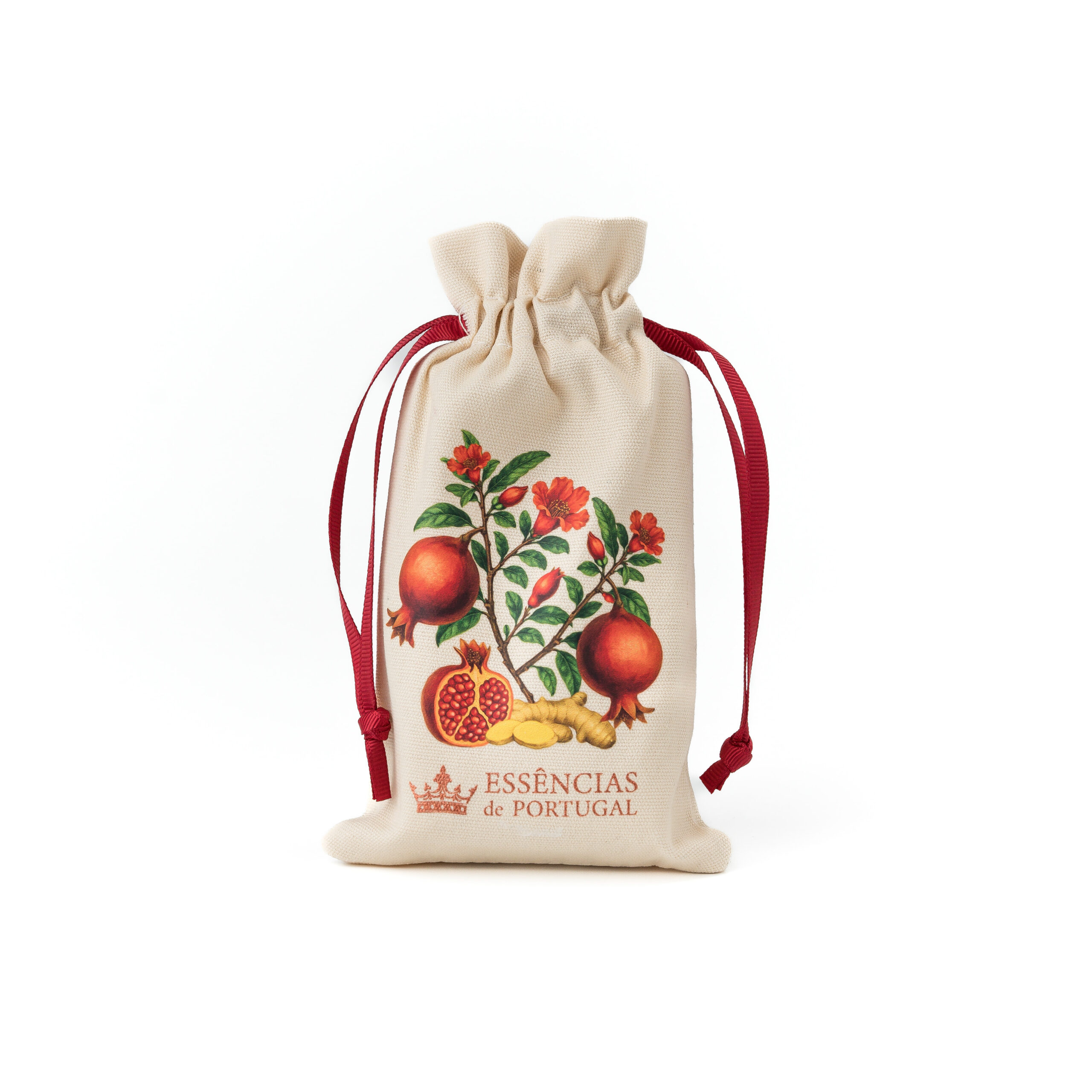 Sabonete Aromático 200gr embalado em Sachet: Flor de Romãzeira e Gengibre - Coleção Canto IX: essências de portugal
