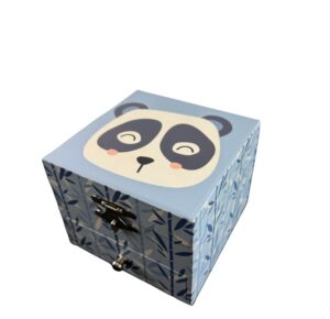Caixa de música cubo Panda