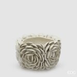 CHAKRA SHELLS VASE H.18 D.25.5 C6 Cod. 1101496A100 Variation WHITE