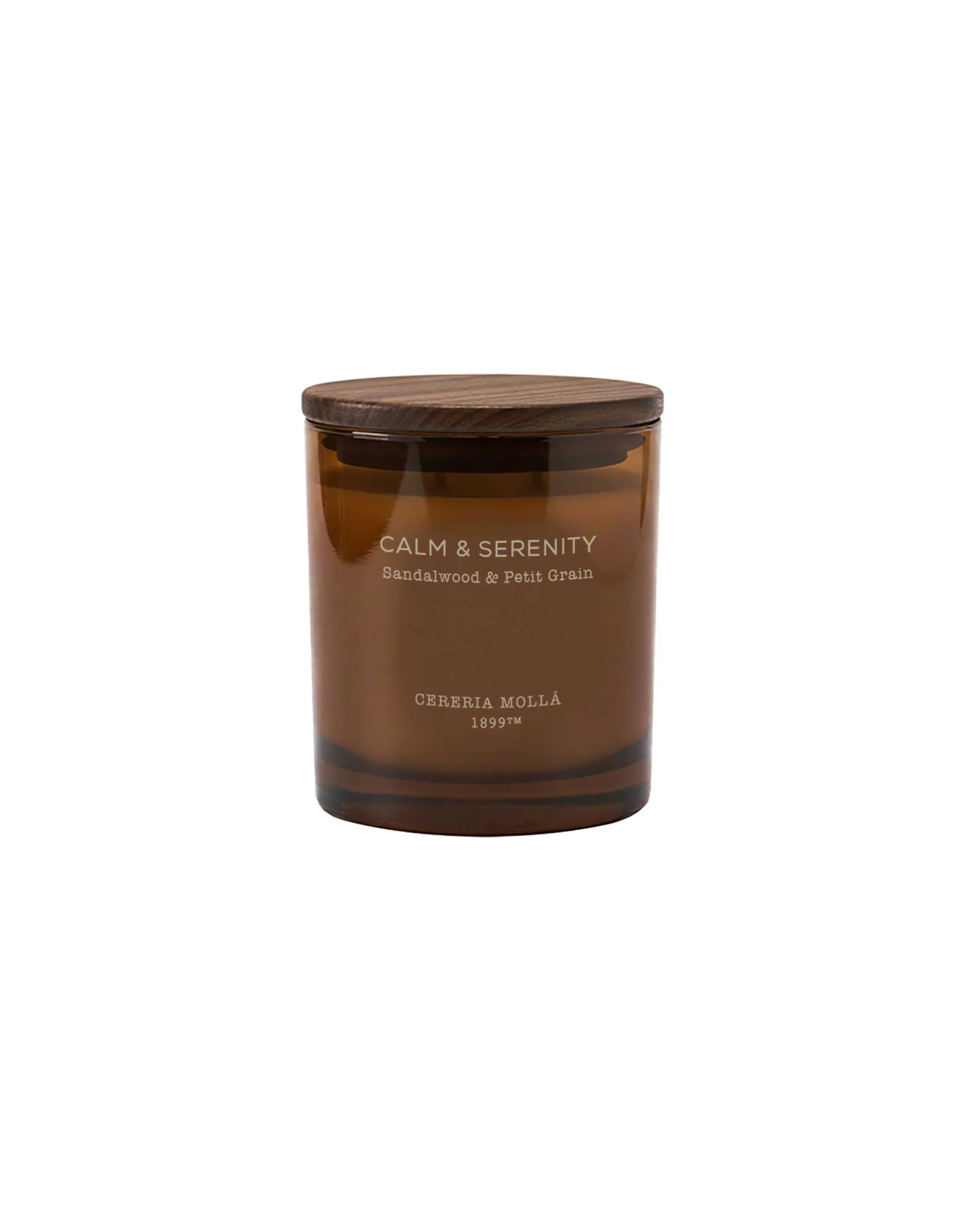 Vela 370gr Cereria Mollá: CALM & SERENITY Sandalwood & Petitgrain Lime - Image 2