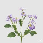 PANSE' BUSH X5 WITH LEAVES H.35 C5 Cod. 2100364A600 Variation VIOLET