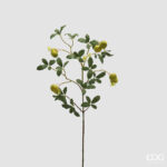 TANGERINE BRANCH X8 WITH LEAVES H.80 C6 Cod. 2500140A270 Variation YELLOW GREEN