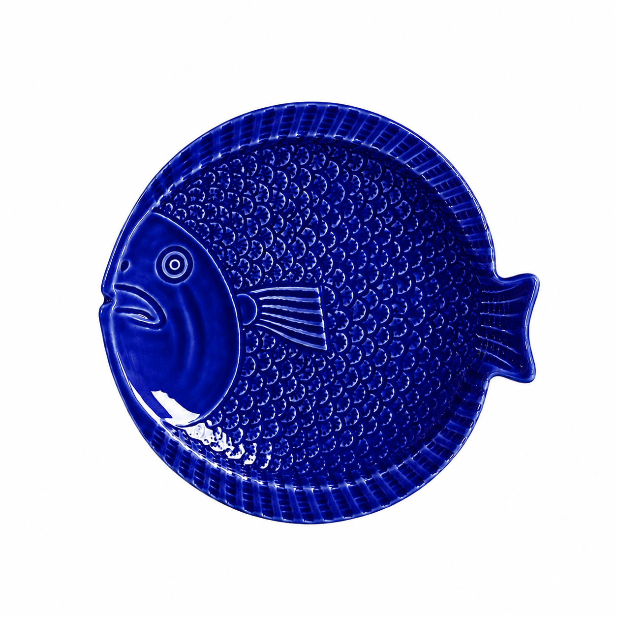 Prato pires colecção Peixe: Cobalto