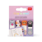 – SKN0002 - Adesivos marcadores de páginas "Keep in Mind" Gatinhos: Legami
