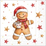 Napkin 33 Cocoa and cookie FSC Mix 33321045