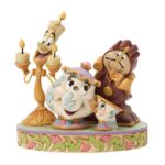 Lumiere, Mrs Potts, Cogsworth n Chip Fig Disney Traditions 6018724