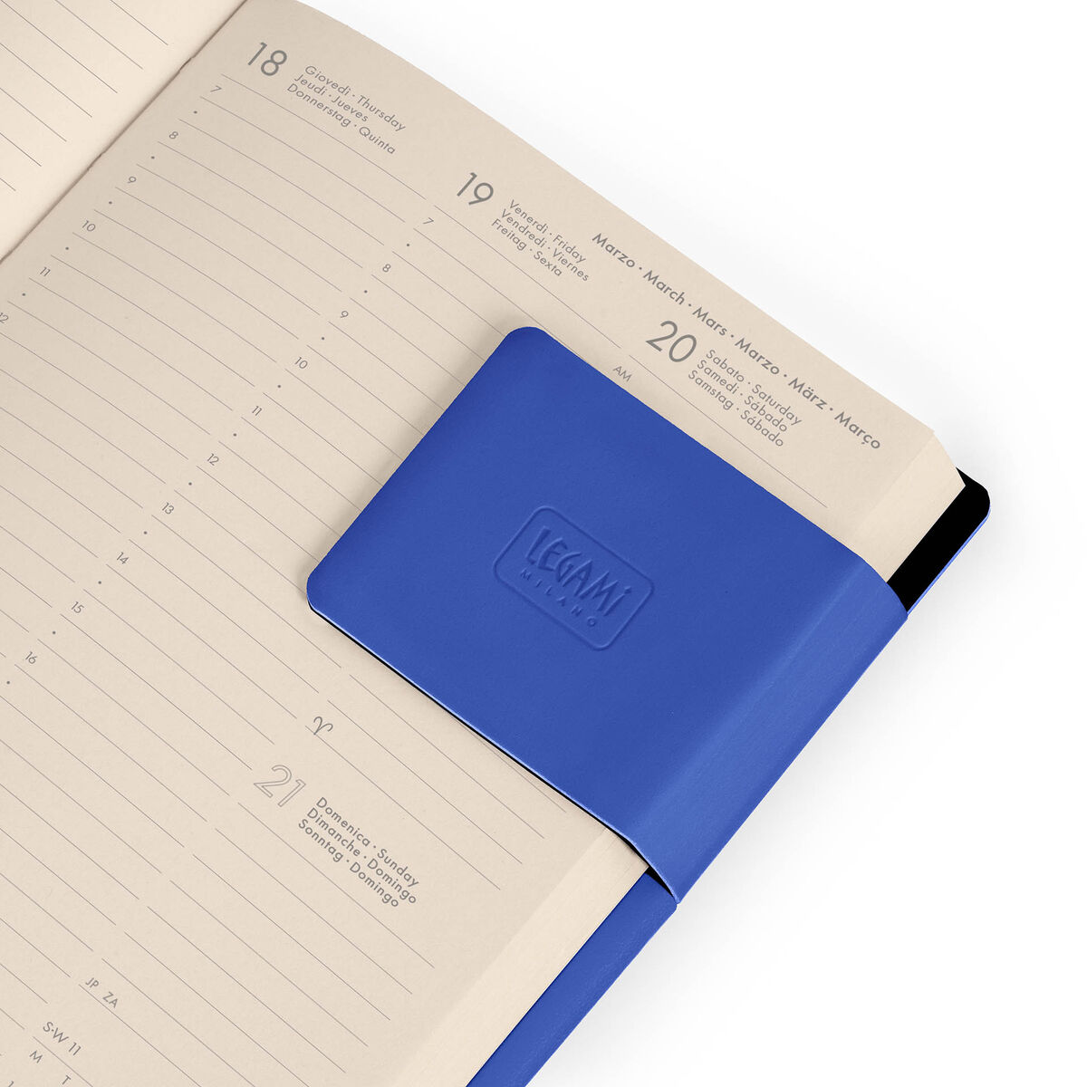 Agenda Semanal Média 12 Meses 2027 Eclectic Blue: Legami - Image 6