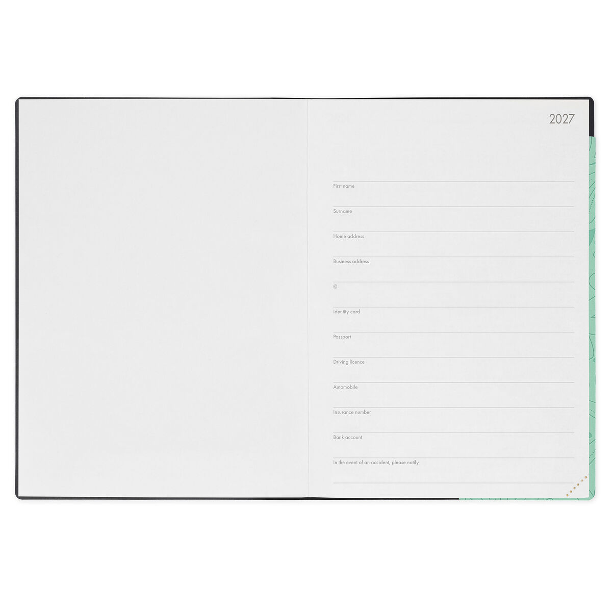 Agenda Semanal Maxi 12 Meses 2027 Botanic Garden: Legami. - Image 2