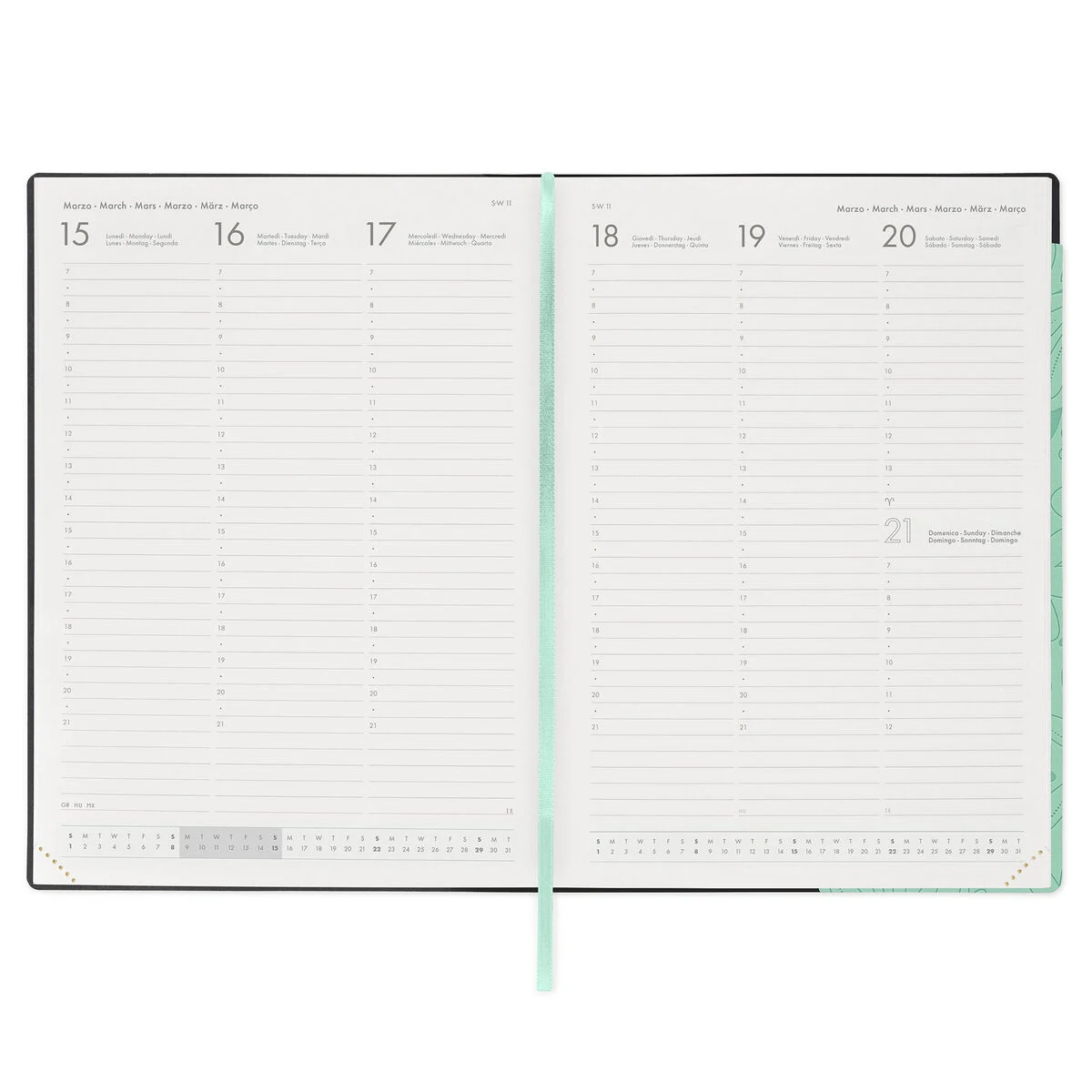 Agenda Semanal Maxi 12 Meses 2027 Botanic Garden: Legami. - Image 3