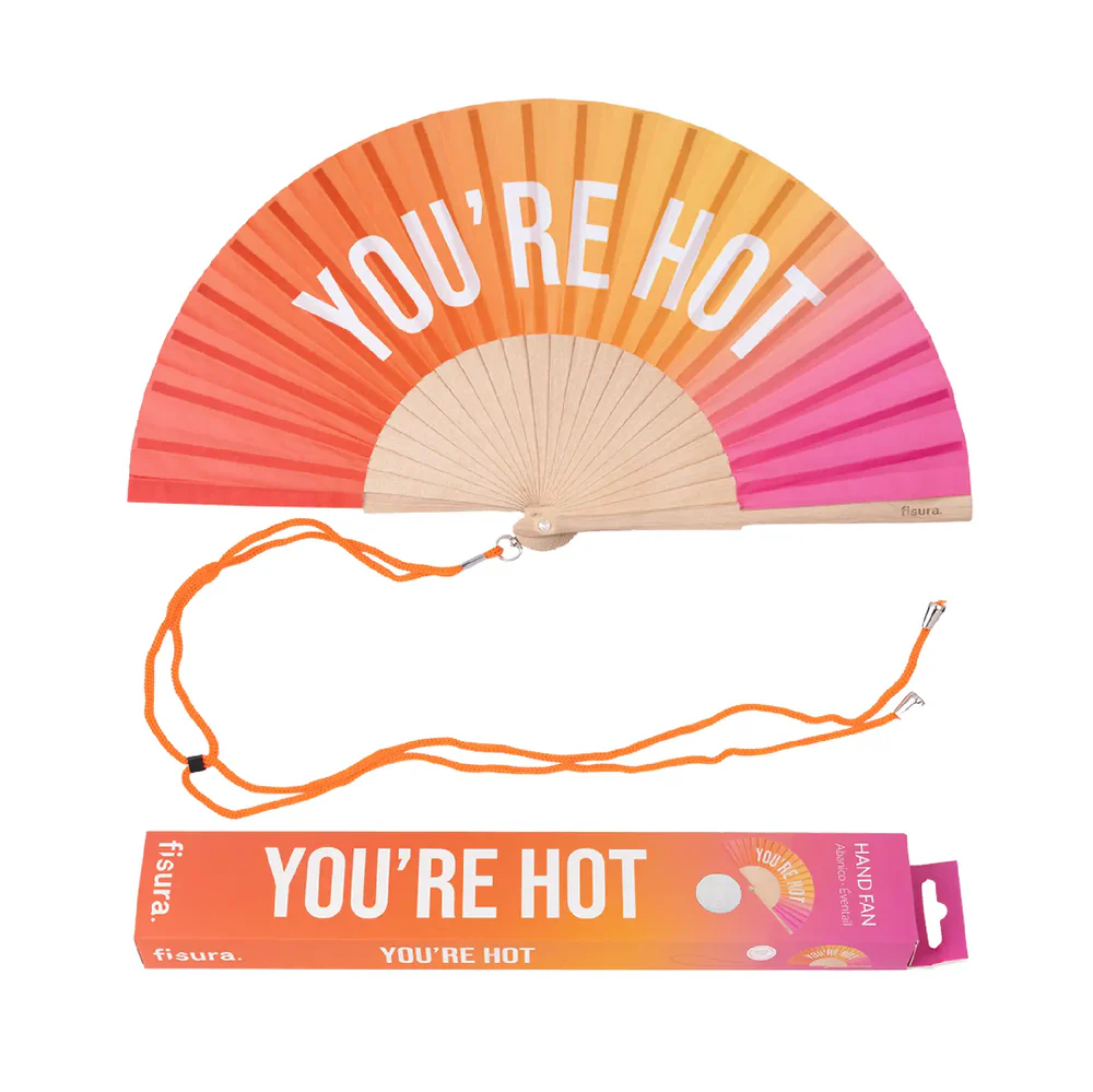 Leque Abanico You're Hot degradé - Image 4