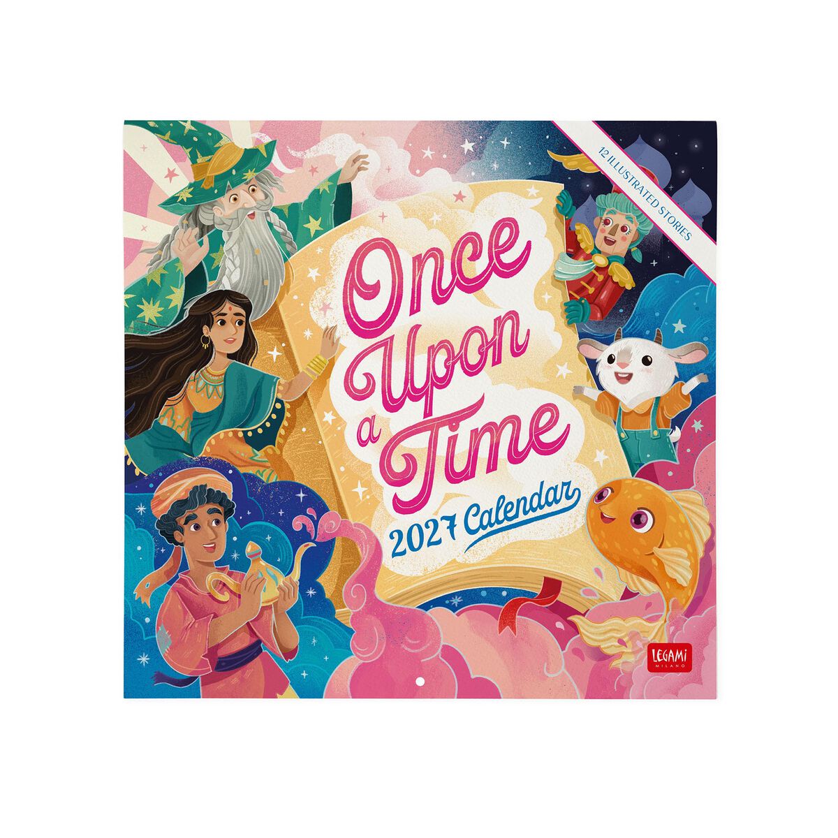 Calendario de Pared 2027 - 30 x 29 cm - Once Upon a Time