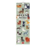 Calendario de Pared 2027 - 16 x 49 cm - Dogs of the World