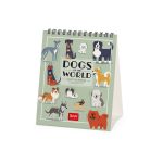 Calendario de Mesa 2027 - 12 x 14,5 cm - Dogs of the World