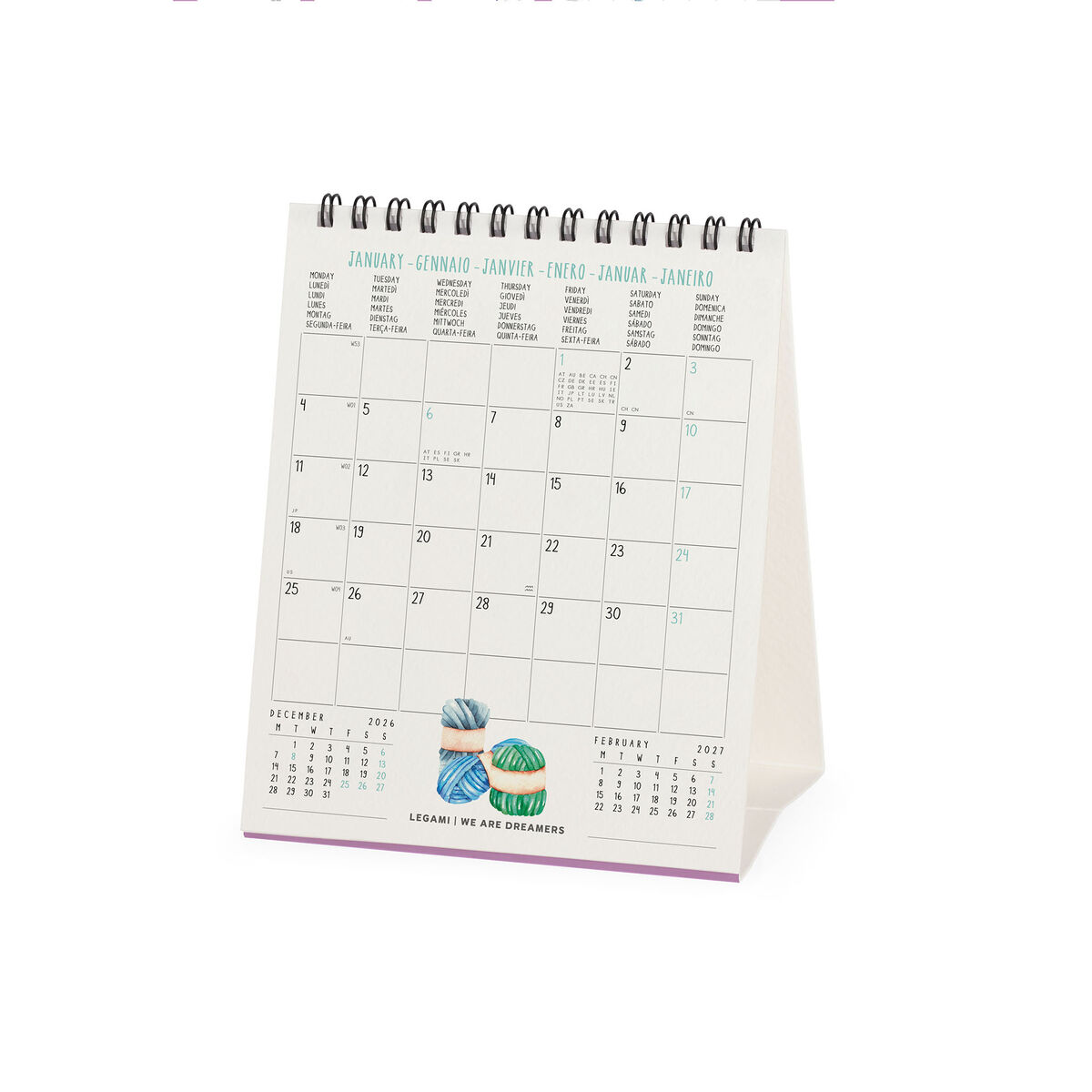 Calendário de mesa 2027 Legami: Inspirações - Image 3