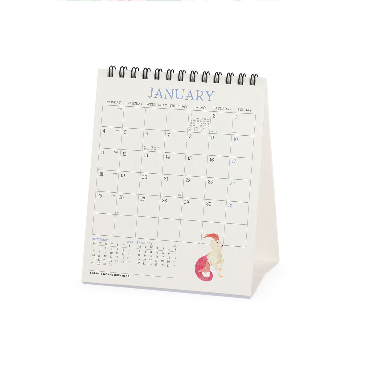 Calendário de mesa 2027 Legami: Signos do Zodíaco - Image 3