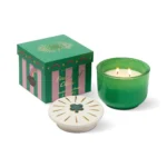 Paddywax Charmed 8oz/226g Green Four Leaf Clover Candle - Dandelion & Clover vela trevo sorte